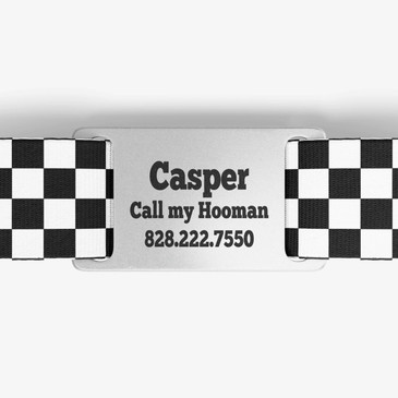 closeup of nameplate personalization